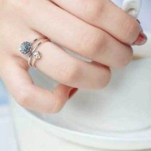 925 Silver Lotus Ring